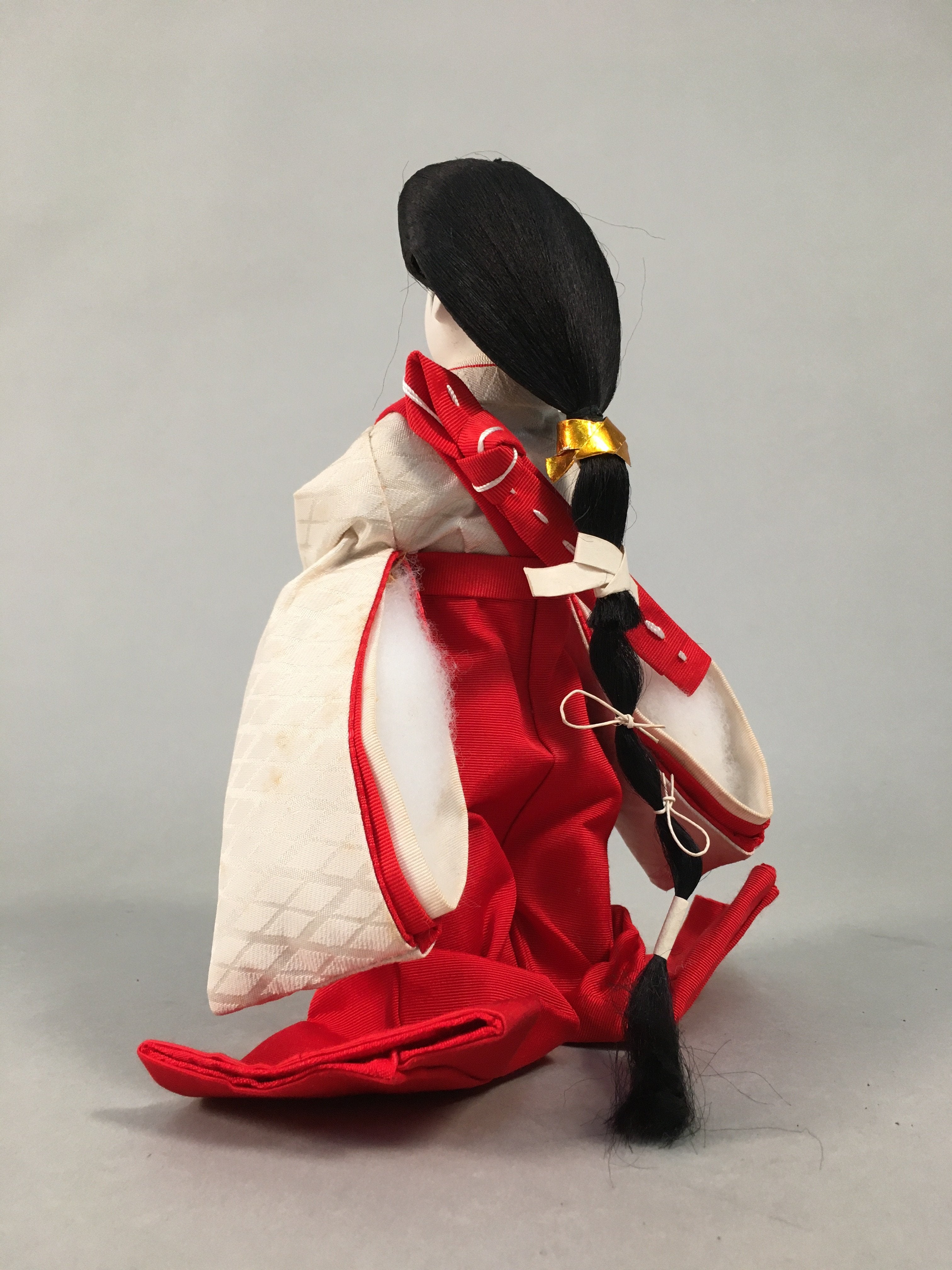 Japanese Hina Doll Court Lady Vtg Girls Day Decor Kimono Woman ID360