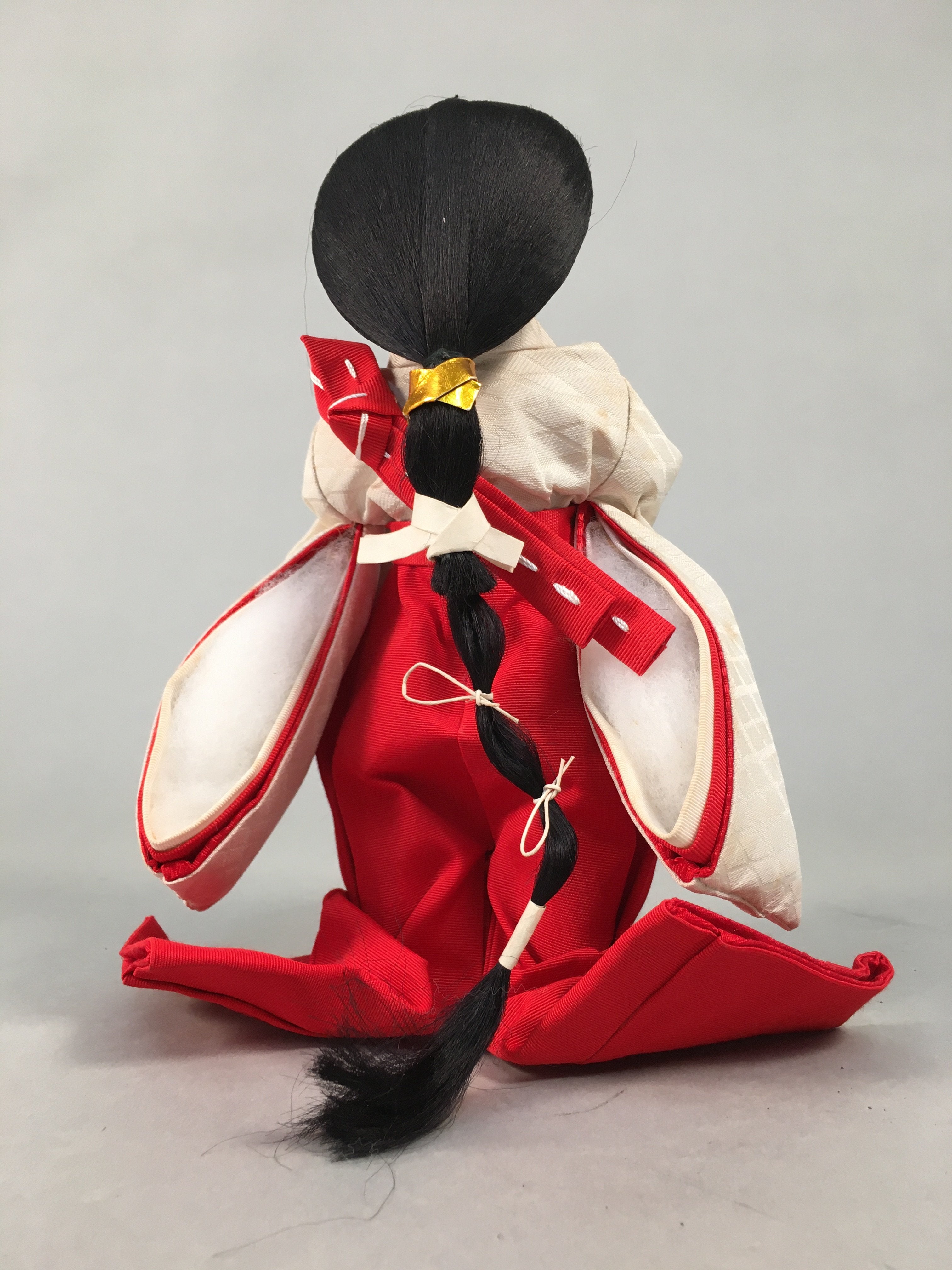 Japanese Hina Doll Court Lady Vtg Girls Day Decor Kimono Woman ID360