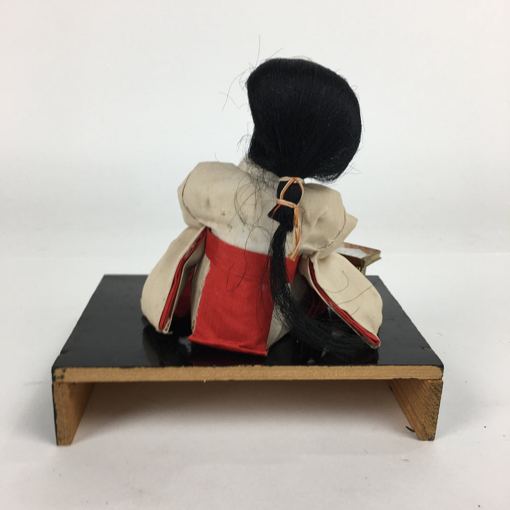 Japanese Hina Doll Court Lady Vtg Girls Day Decor Kimono Woman San-nin-kanjo ID3