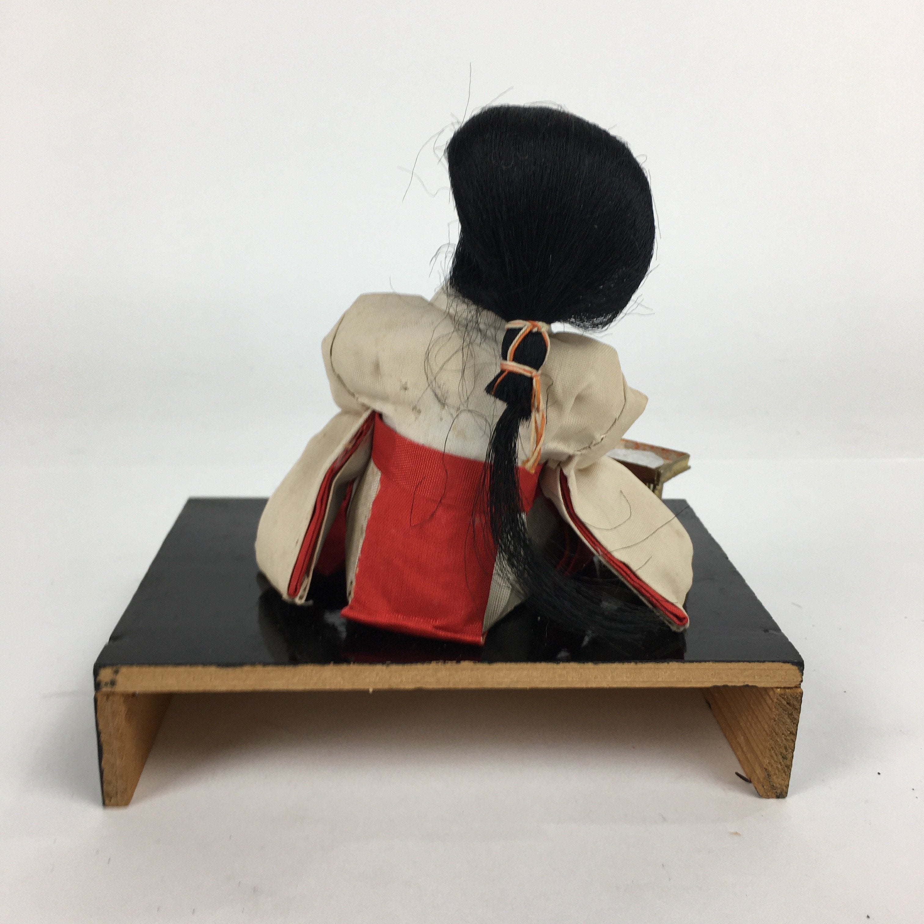 Japanese Hina Doll Court Lady Vtg Girls Day Decor Kimono Woman San-nin-kanjo ID3