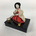 Japanese Hina Doll Court Lady Vtg Girls Day Decor Kimono Woman San-nin-kanjo ID3