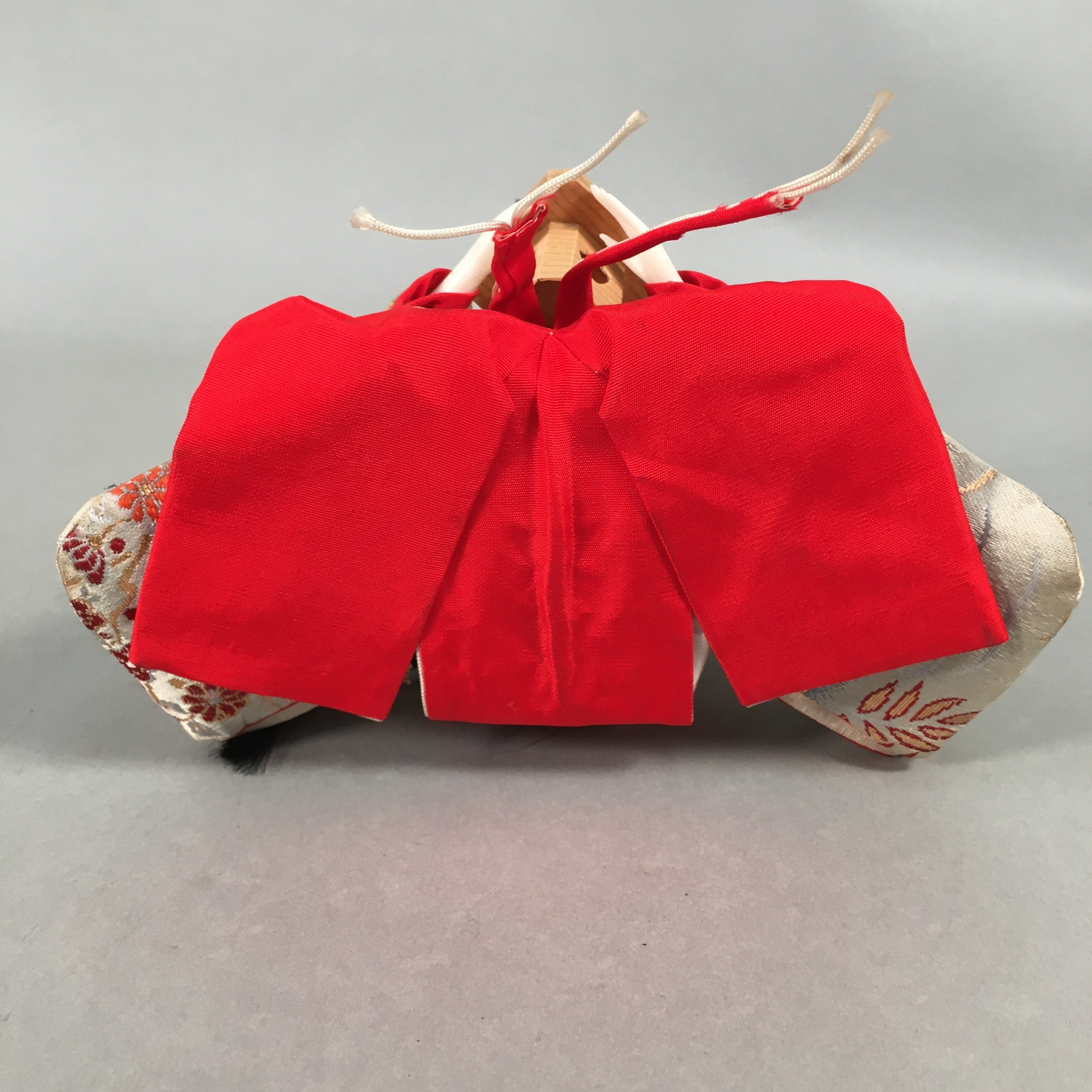 Japanese Hina Doll Court Lady Vtg Girls Day Decor Kimono Woman Sitting ID369