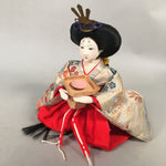 Japanese Hina Doll Court Lady Vtg Girls Day Decor Kimono Woman Sitting ID369