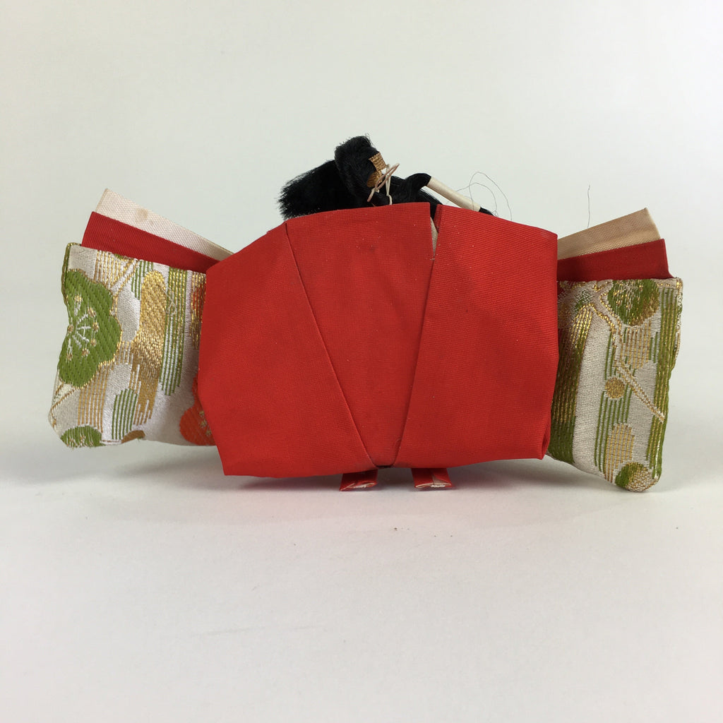 Japanese Hina Doll Court Lady Vtg Girls Day Decor Kimono Woman Sitting ID442