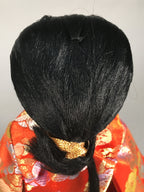 Japanese Hina Doll Court Lady Vtg Girls Day Decor Kimono Woman Standing ID294