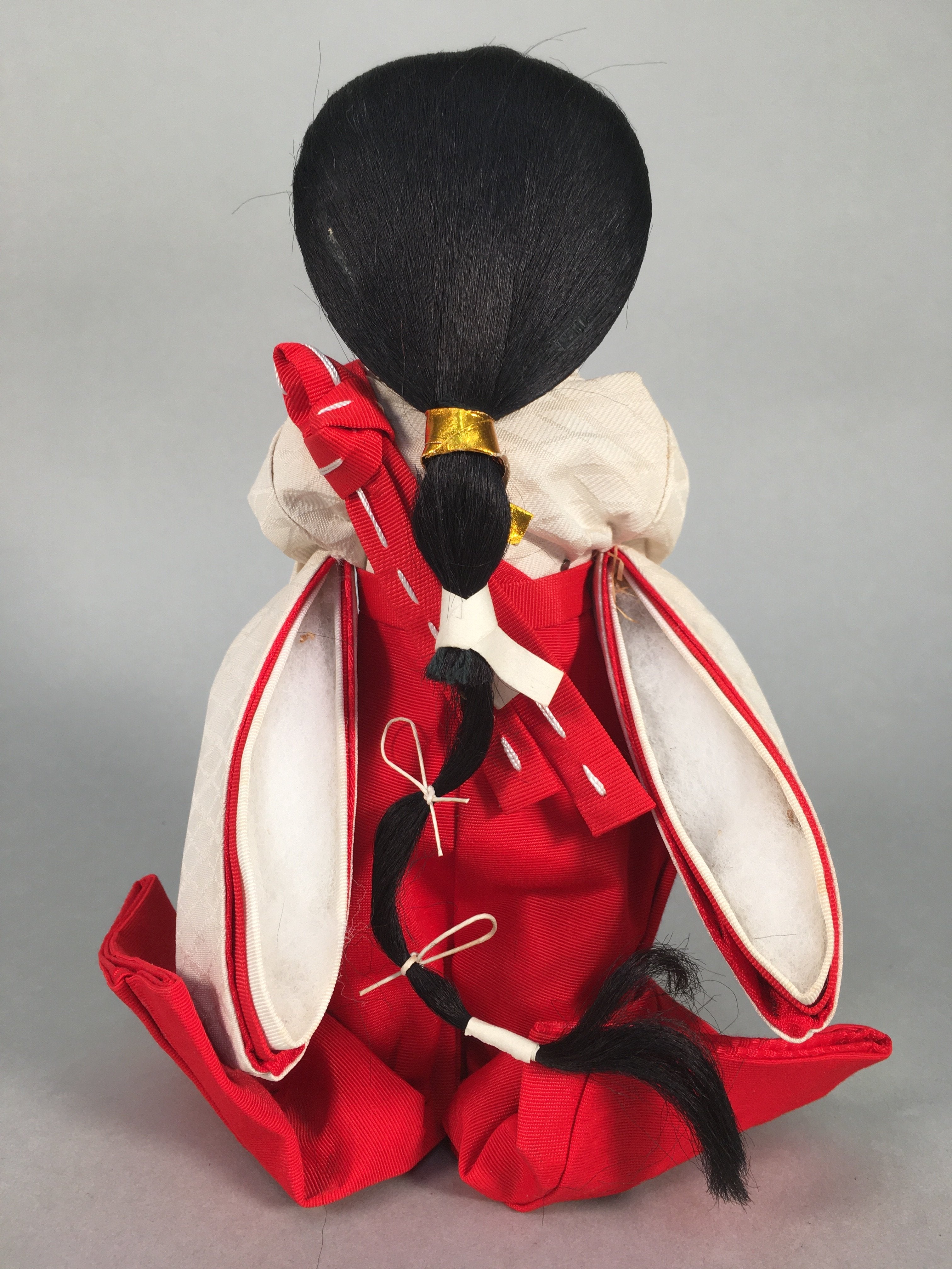 Japanese Hina Doll Court Lady Vtg Girls Day Decor Kimono Woman Standing ID295