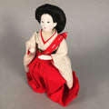 Japanese Hina Doll Court Lady Vtg Girls Day Decor Kimono Woman Standing ID295