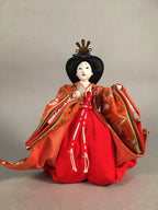 Japanese Hina Doll Court Lady Vtg Girls Day Decor Kimono Woman Standing ID298