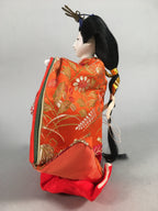 Japanese Hina Doll Court Lady Vtg Girls Day Decor Kimono Woman Standing ID298