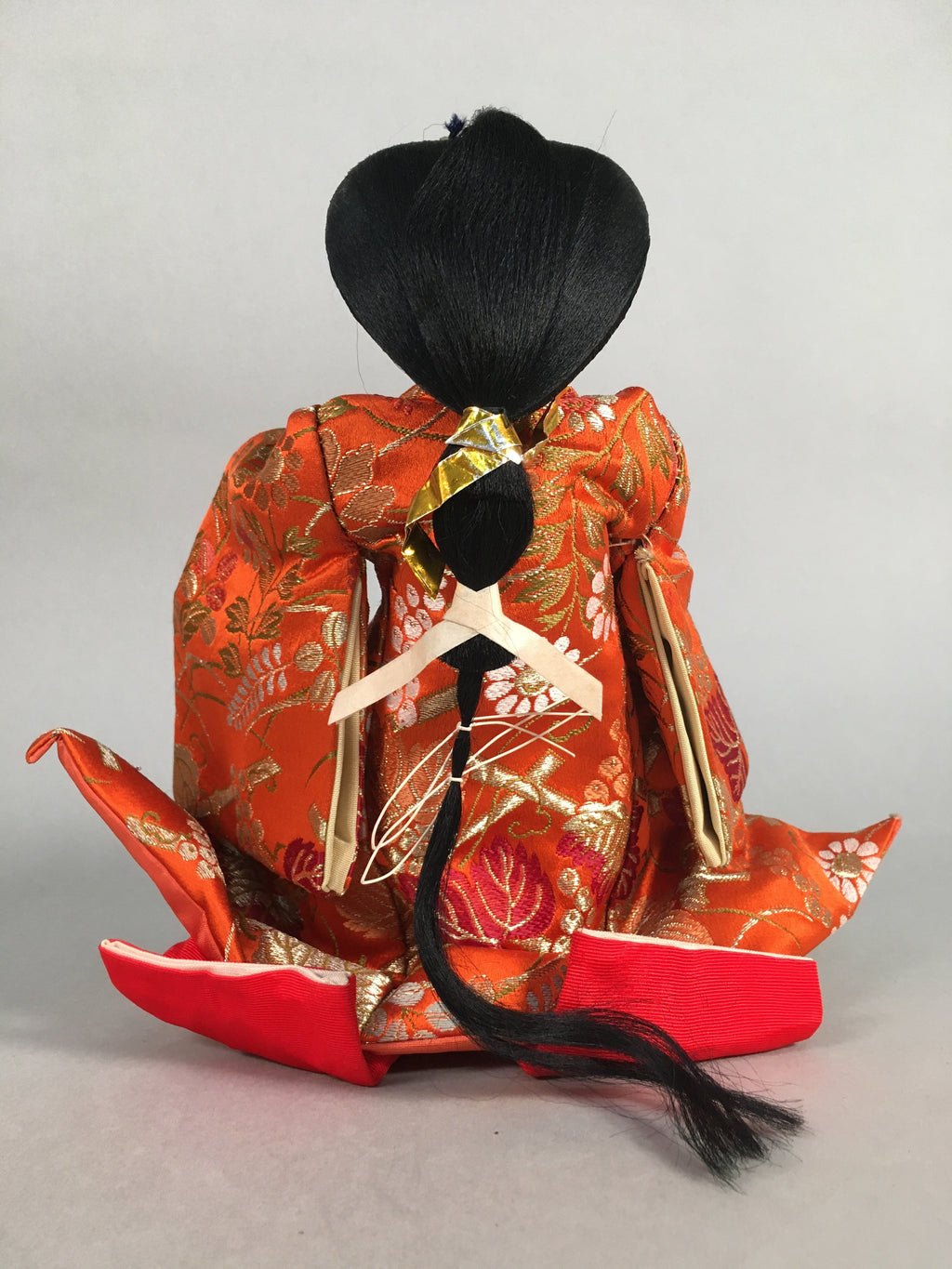 Japanese Hina Doll Court Lady Vtg Girls Day Decor Kimono Woman Standing ID298