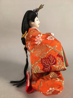 Japanese Hina Doll Court Lady Vtg Girls Day Decor Kimono Woman Standing ID298