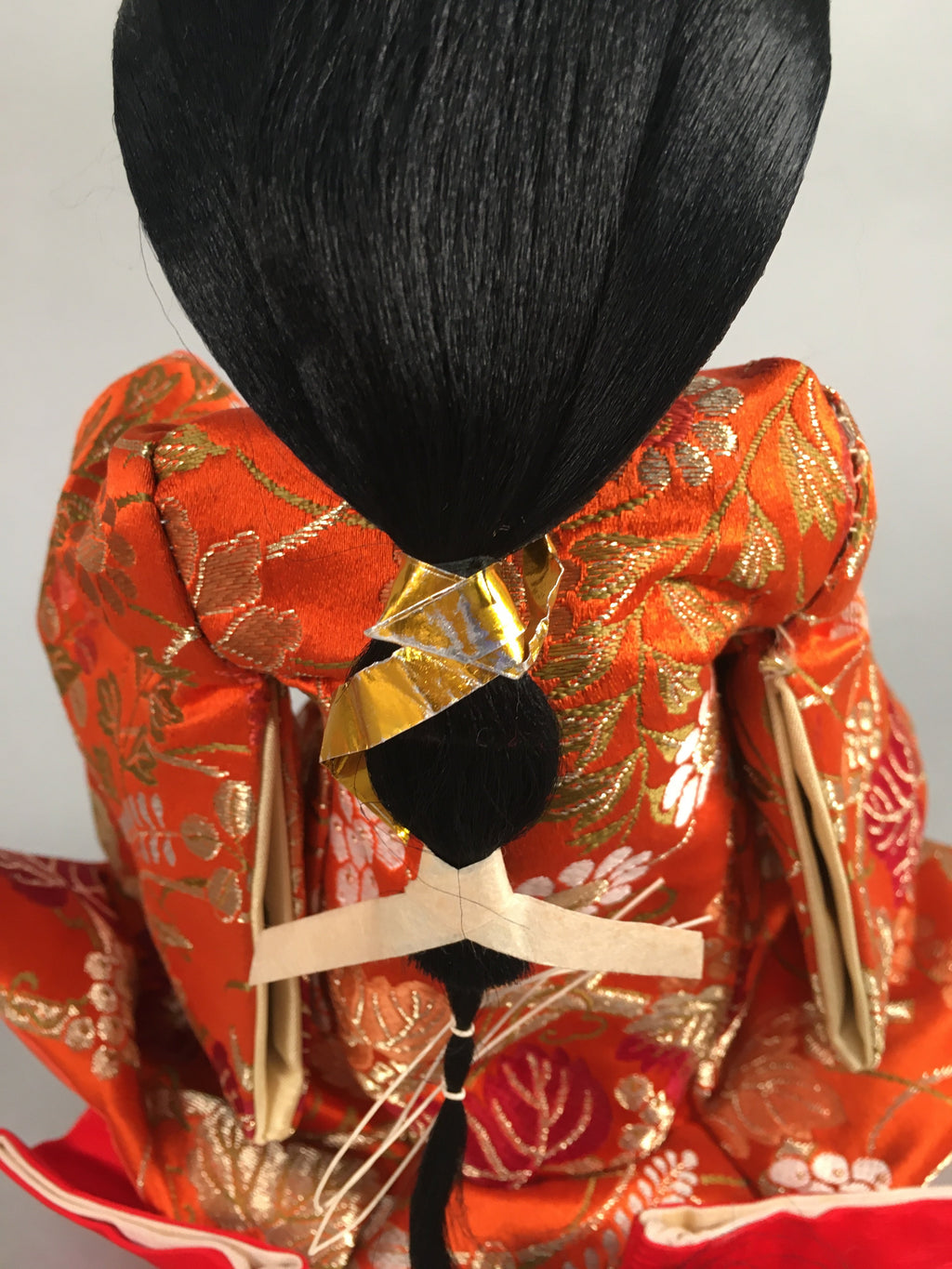 Japanese Hina Doll Court Lady Vtg Girls Day Decor Kimono Woman Standing ID298