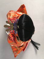 Japanese Hina Doll Court Lady Vtg Girls Day Decor Kimono Woman Standing ID305