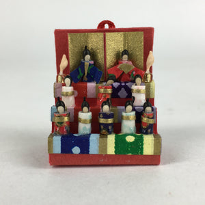 Japanese Hina Doll Decoration Vtg Miniature Size Matchmaking Amulet JK298