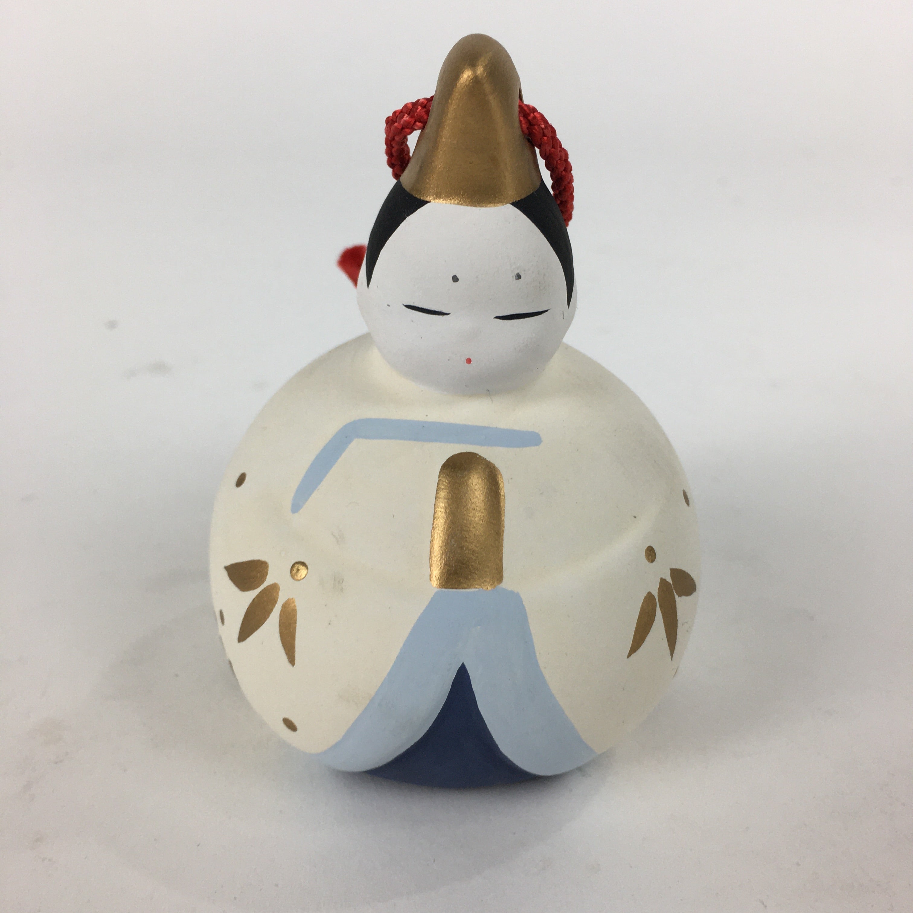 Japanese Hina Doll Dorei Set Vtg Emperor Empress With Stand Girls Day ID410