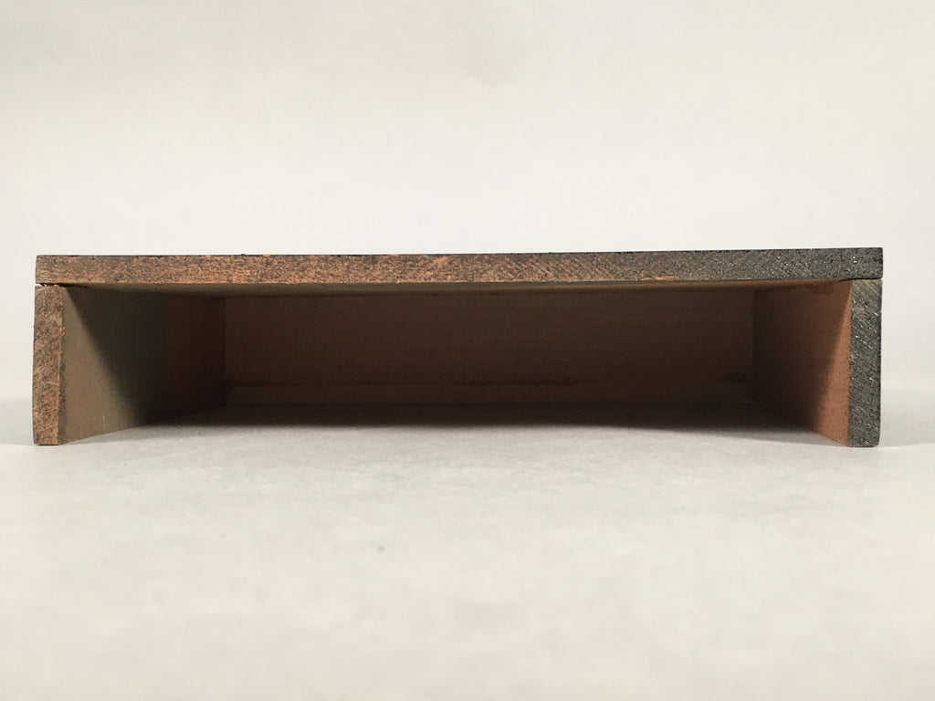 Japanese Hina Doll Furniture Base Throne Vtg Wooden Stand Gold Makie ID328