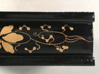 Japanese Hina Doll Furniture Base Throne Vtg Wooden Stand Gold Makie ID328