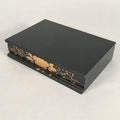 Japanese Hina Doll Furniture Base Throne Vtg Wooden Stand Gold Makie ID331