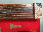 Japanese Hina Doll Furniture Vtg Wooden Harp Koto Shamisen Stand ID348