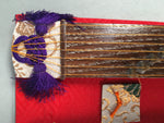 Japanese Hina Doll Furniture Vtg Wooden Harp Koto Shamisen Stand ID348