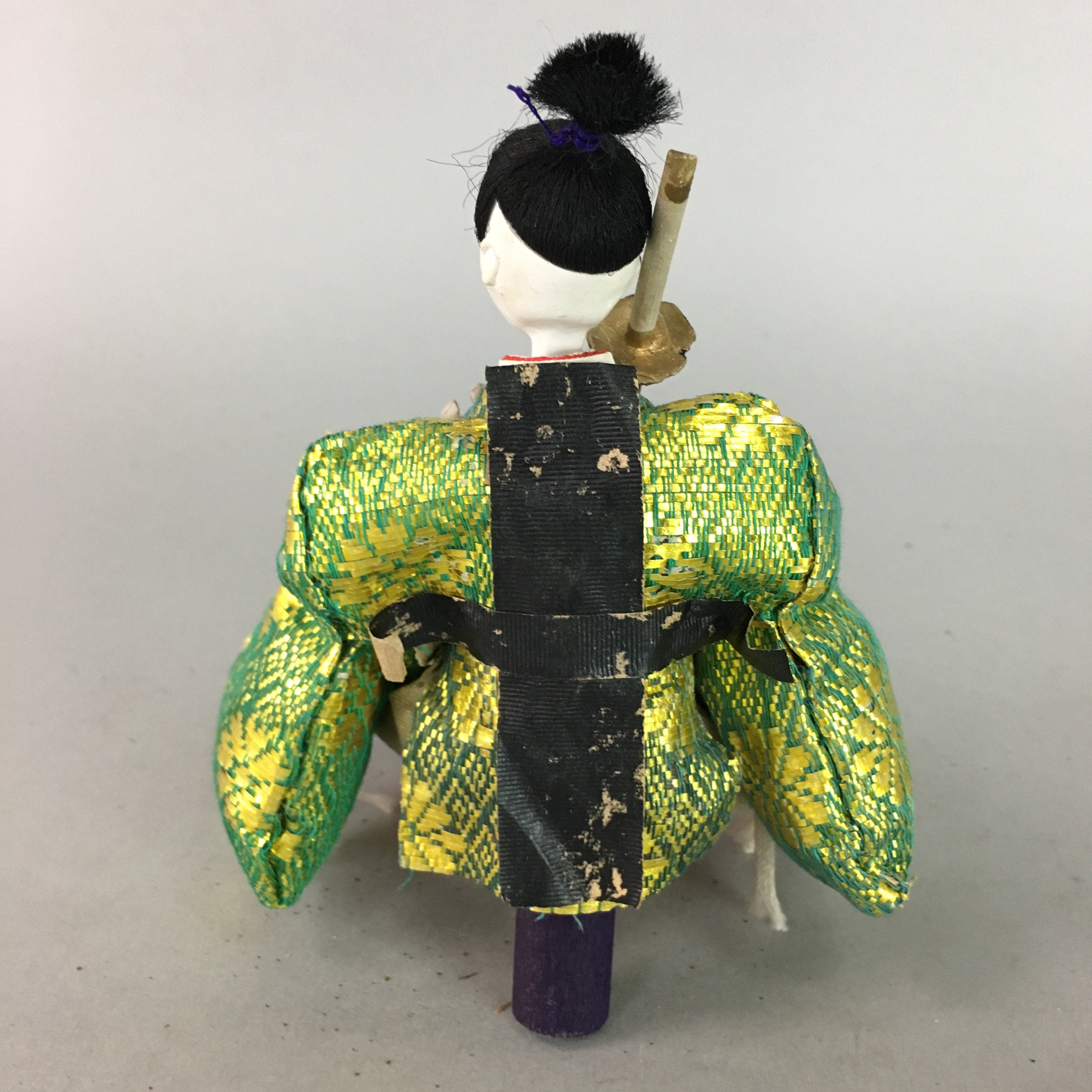 Japanese Hina Doll Guard Samurai Vtg Girls Day Decor Kimono Man ID249