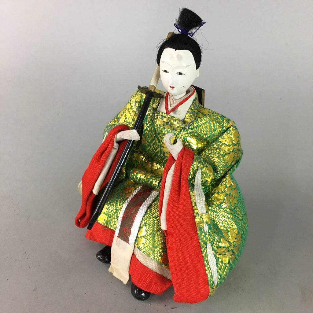 Japanese Hina Doll Guard Samurai Vtg Girls Day Decor Kimono Man ID249