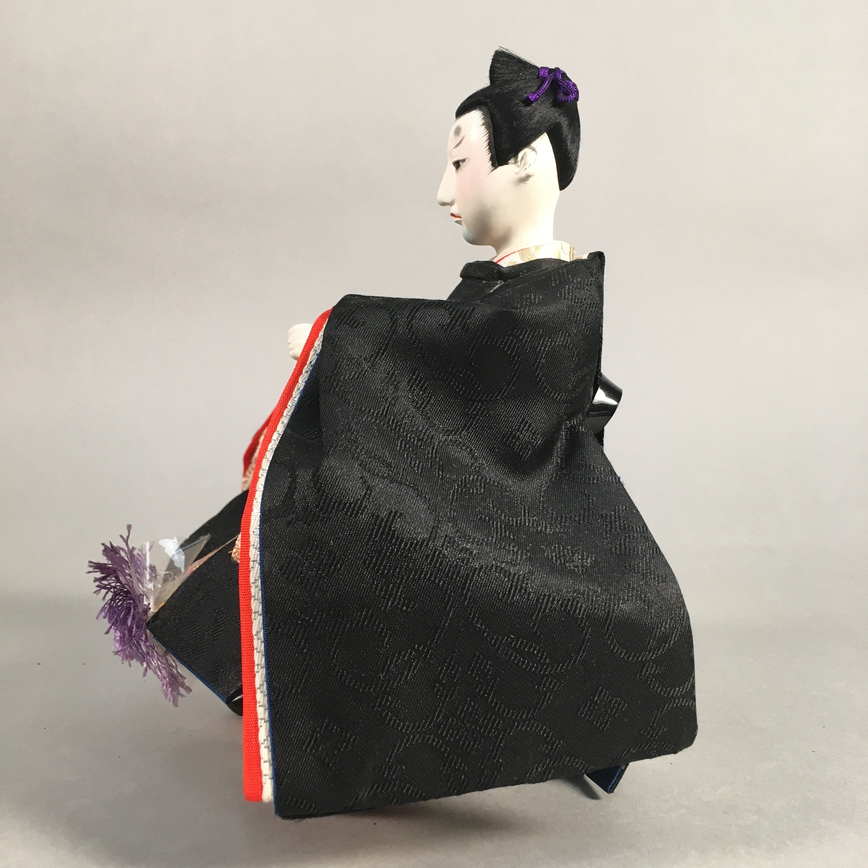 Japanese Hina Doll Guard Samurai Vtg Girls Day Decor Kimono Man ID304