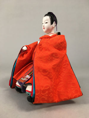 Japanese Hina Doll Guard Samurai Vtg Girls Day Decor Kimono Man ID354