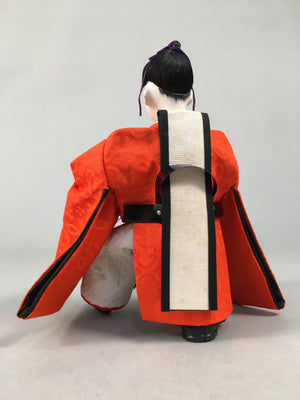 Japanese Hina Doll Guard Samurai Vtg Girls Day Decor Kimono Man ID354