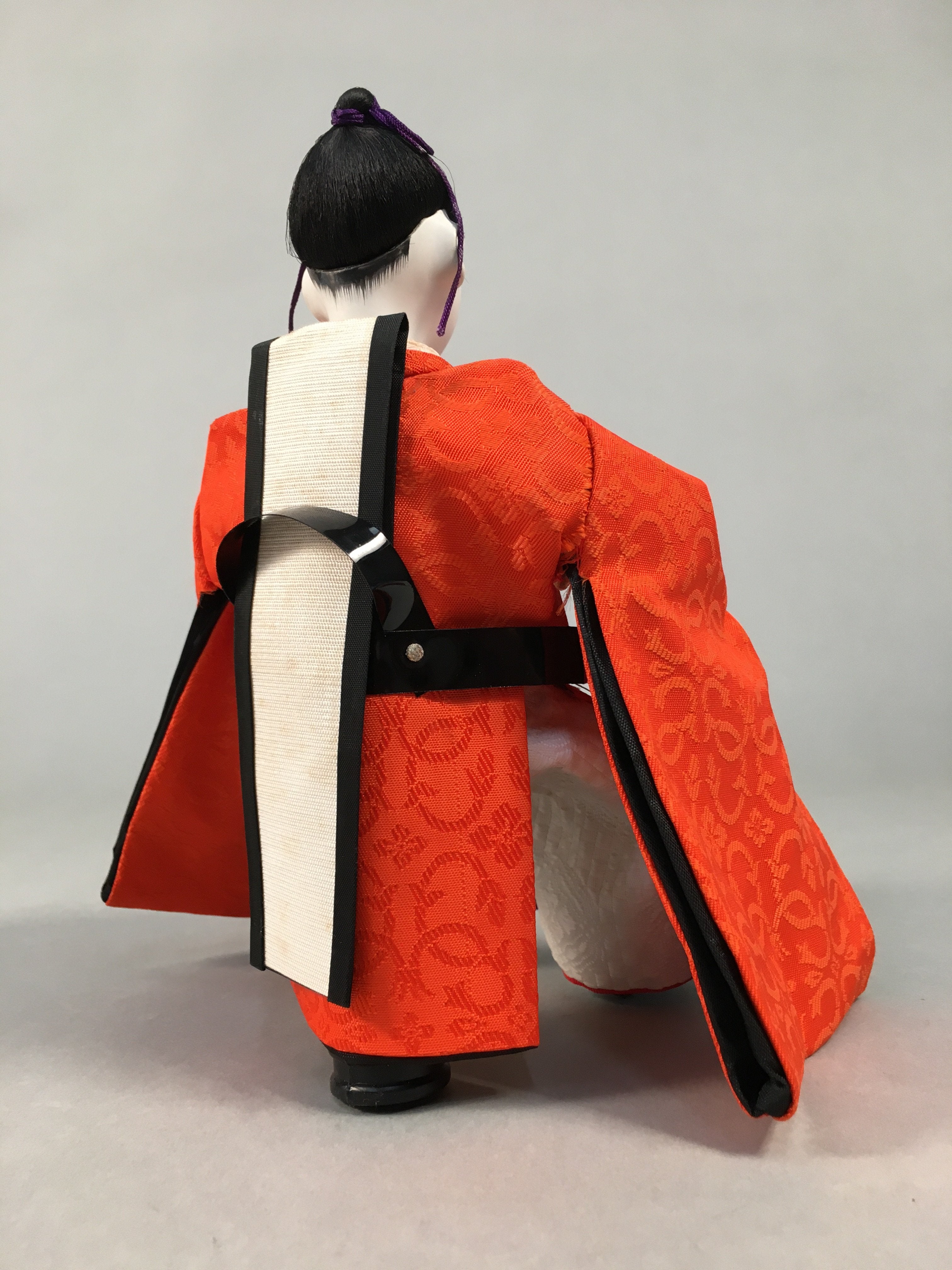 Japanese Hina Doll Guard Samurai Vtg Girls Day Decor Kimono Man ID354