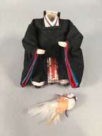 Japanese Hina Doll Guard Samurai Vtg Girls Day Decor Kimono Man ID355