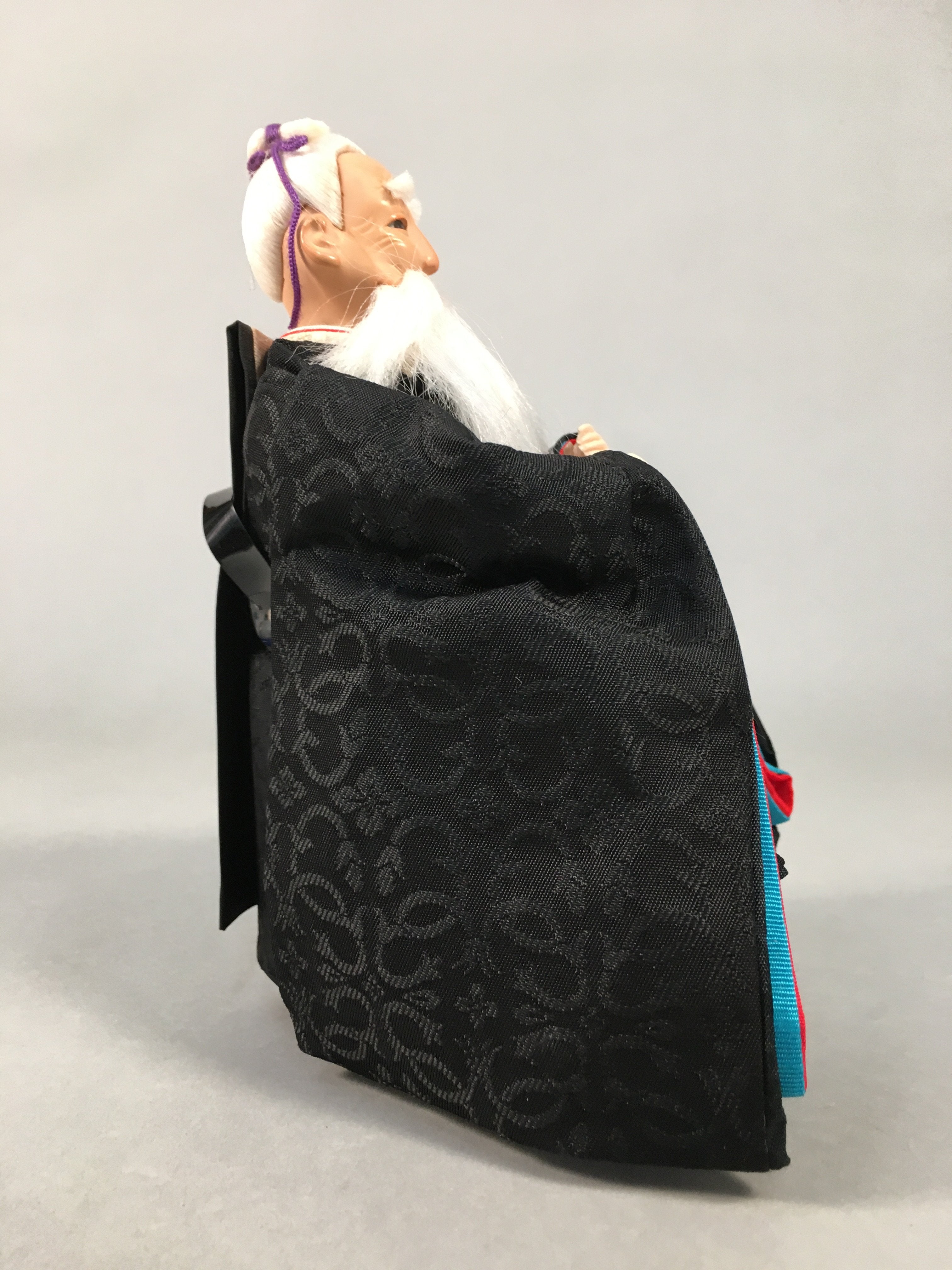 Japanese Hina Doll Guard Samurai Vtg Girls Day Decor Kimono Man ID355