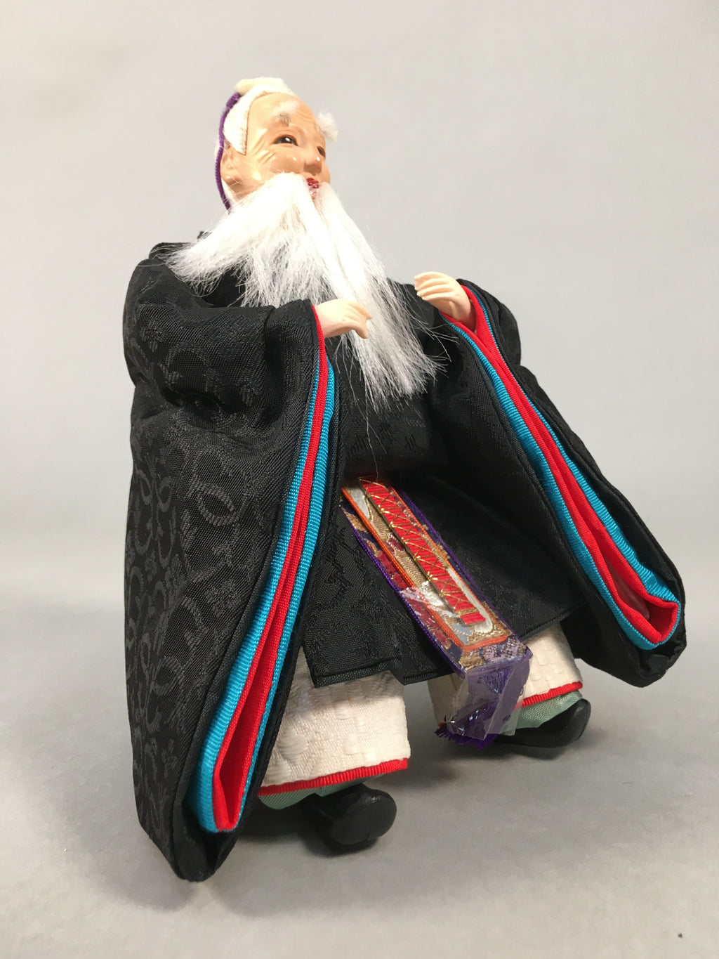 Japanese Hina Doll Guard Samurai Vtg Girls Day Decor Kimono Man ID355