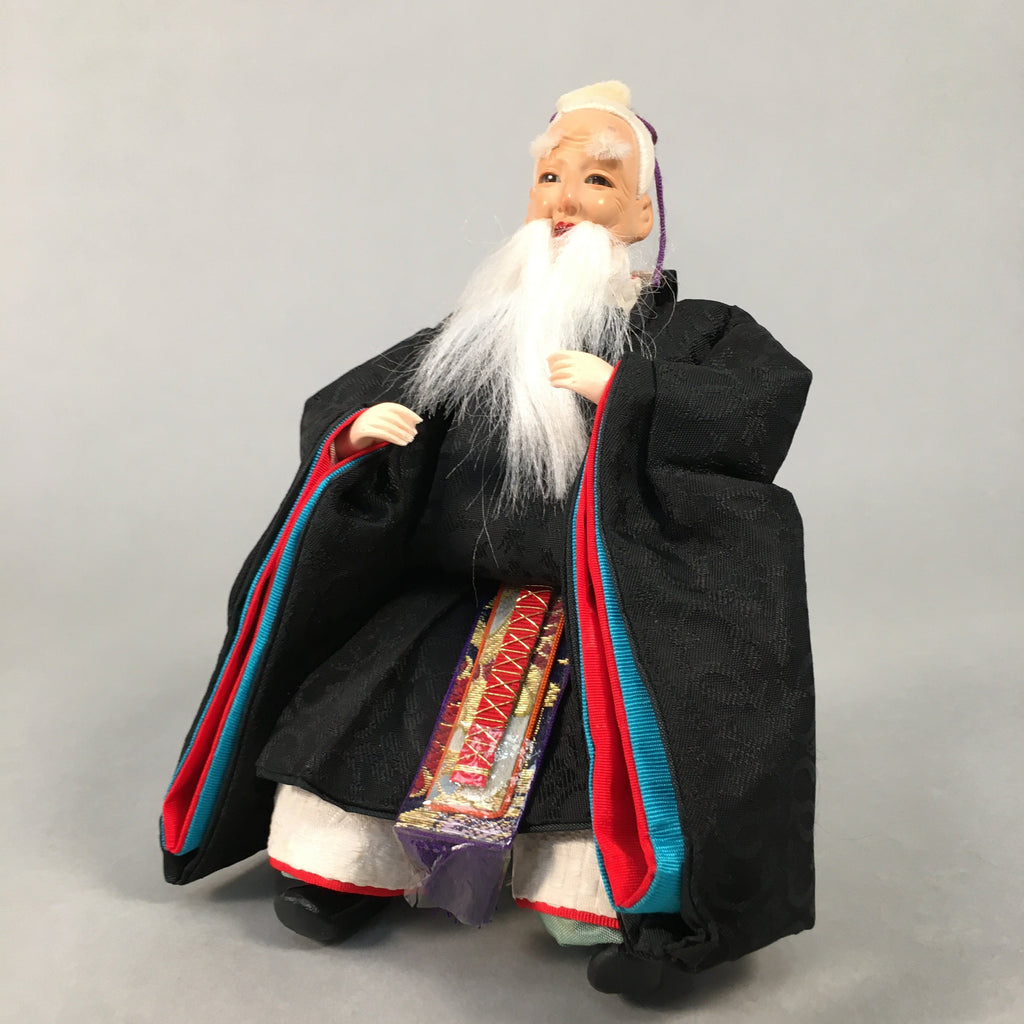 Japanese Hina Doll Guard Samurai Vtg Girls Day Decor Kimono Man ID355