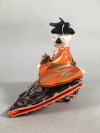 Japanese Hina Doll Kimono Boy Musician Vtg Gonin Bayashi Girls Day Decor ID303
