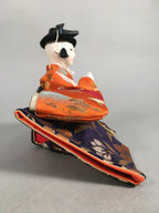 Japanese Hina Doll Kimono Boy Musician Vtg Gonin Bayashi Girls Day Decor ID303
