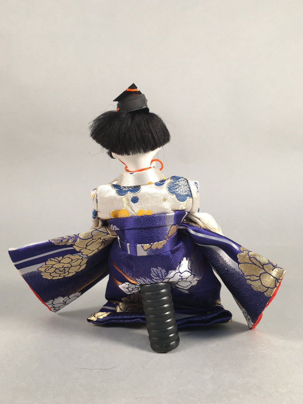 Japanese Hina Doll Kimono Boy Musician Vtg Gonin Bayashi Girls Day Decor ID307