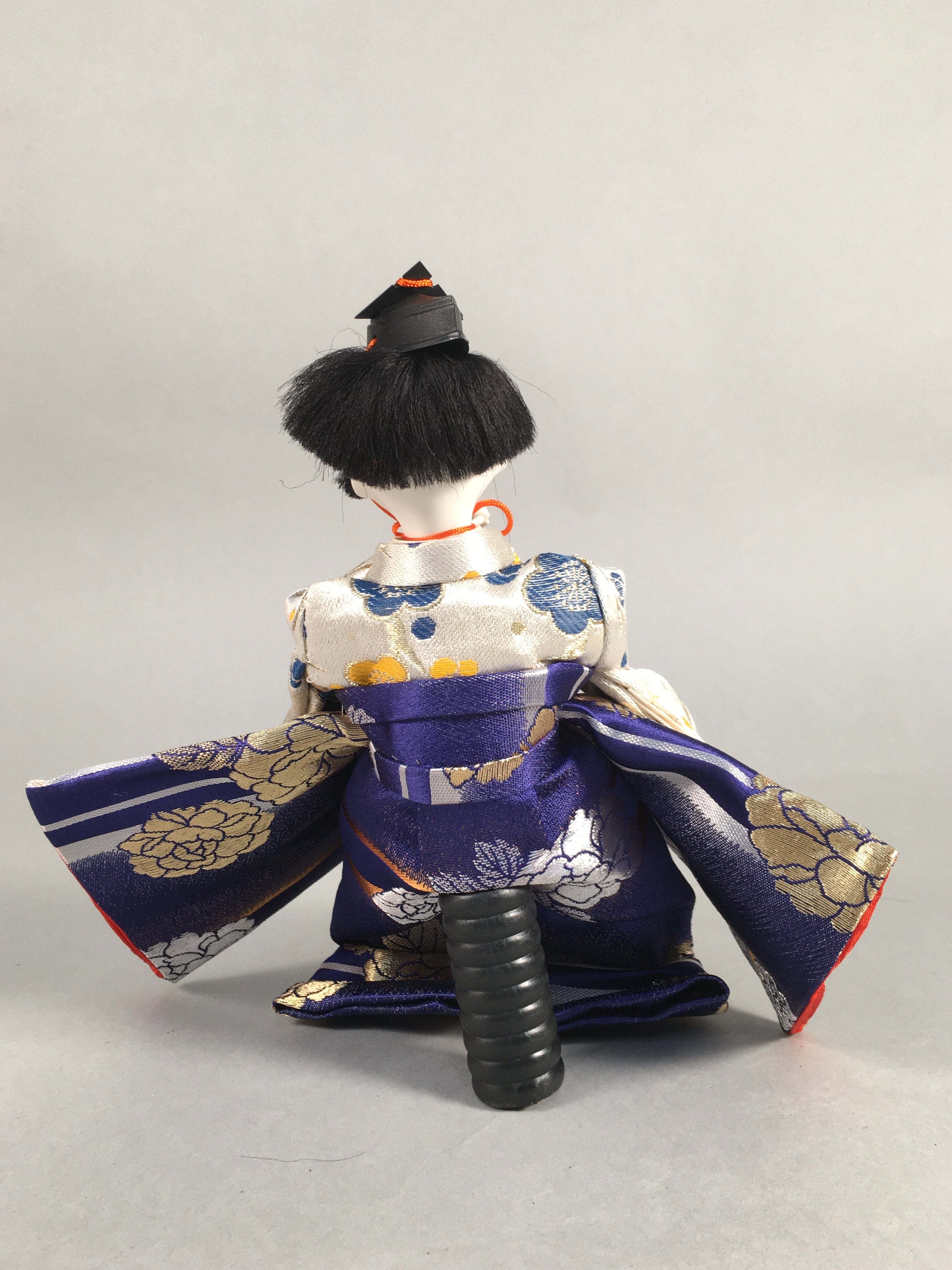 Japanese Hina Doll Kimono Boy Musician Vtg Gonin Bayashi Girls Day Decor ID307