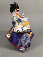 Japanese Hina Doll Kimono Boy Musician Vtg Gonin Bayashi Girls Day Decor ID307