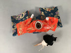 Japanese Hina Doll Kimono Boy Musician Vtg Gonin Bayashi Girls Day Decor ID361