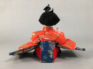 Japanese Hina Doll Kimono Boy Musician Vtg Gonin Bayashi Girls Day Decor ID361