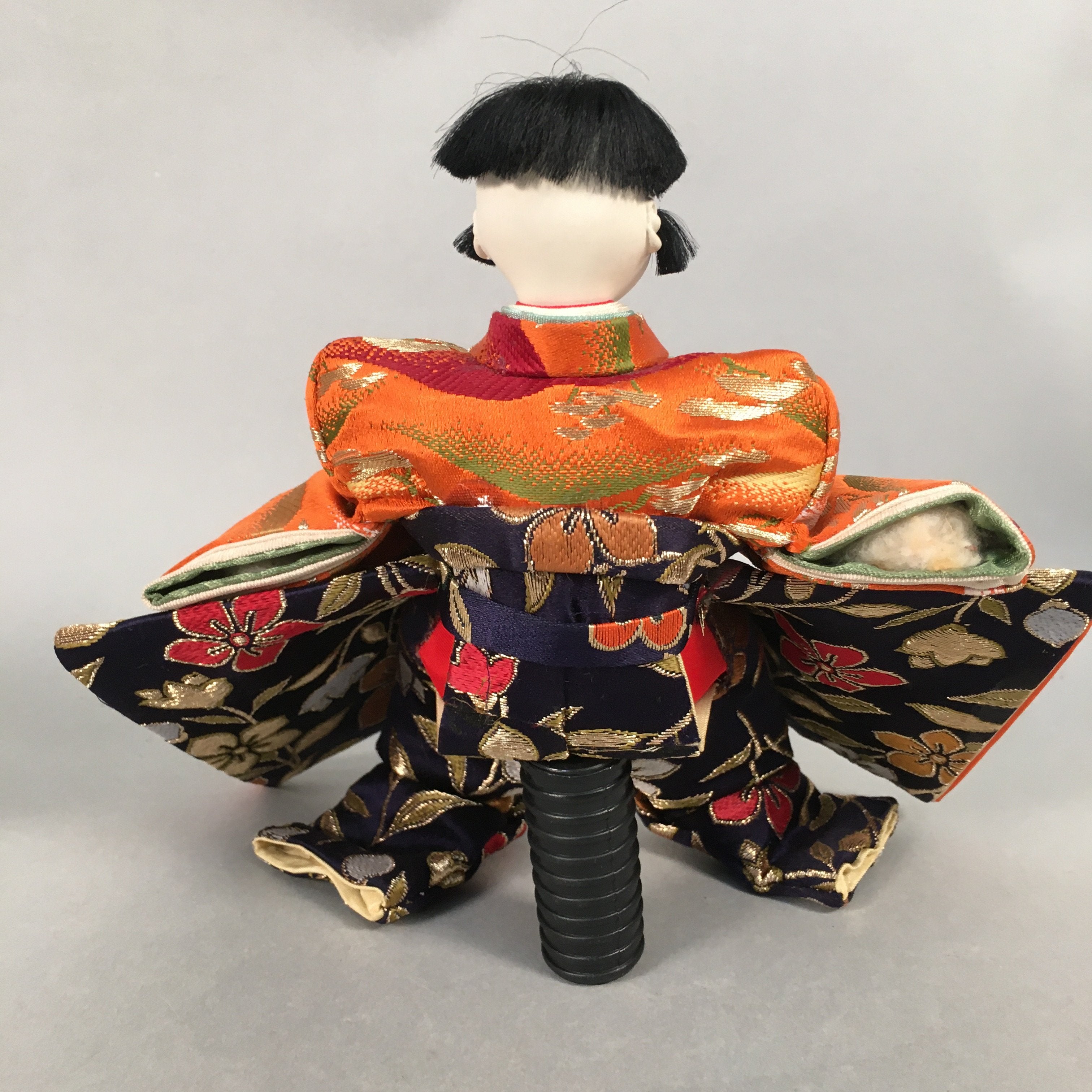 Japanese Hina Doll Kimono Boy Musician Vtg Gonin Bayashi Girls Day Decor ID368