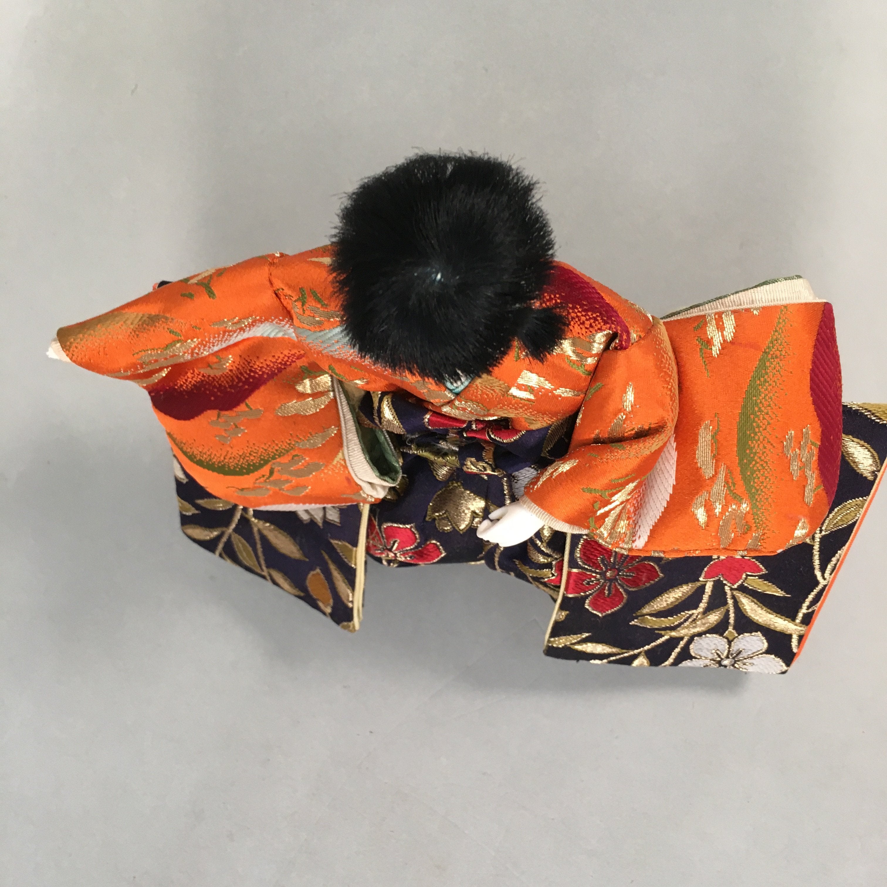 Japanese Hina Doll Kimono Boy Musician Vtg Gonin Bayashi Girls Day Decor ID375