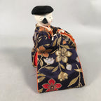Japanese Hina Doll Kimono Boy Musician Vtg Gonin Bayashi Girls Day Decor ID376