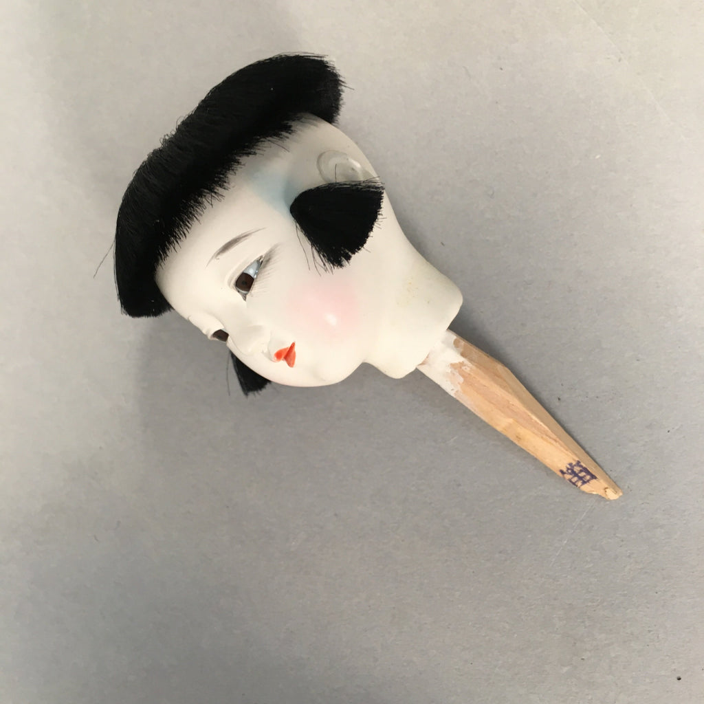 Japanese Hina Doll Kimono Boy Musician Vtg Gonin Bayashi Girls Day Decor ID376