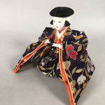 Japanese Hina Doll Kimono Boy Musician Vtg Gonin Bayashi Girls Day Decor ID376