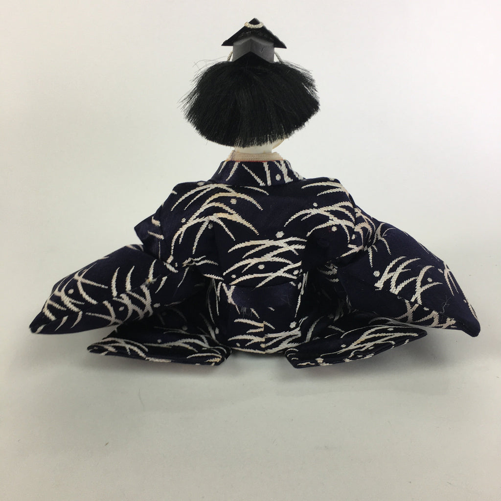 Japanese Hina Doll Kimono Boy Musician Vtg Gonin Bayashi Girls Day ID381