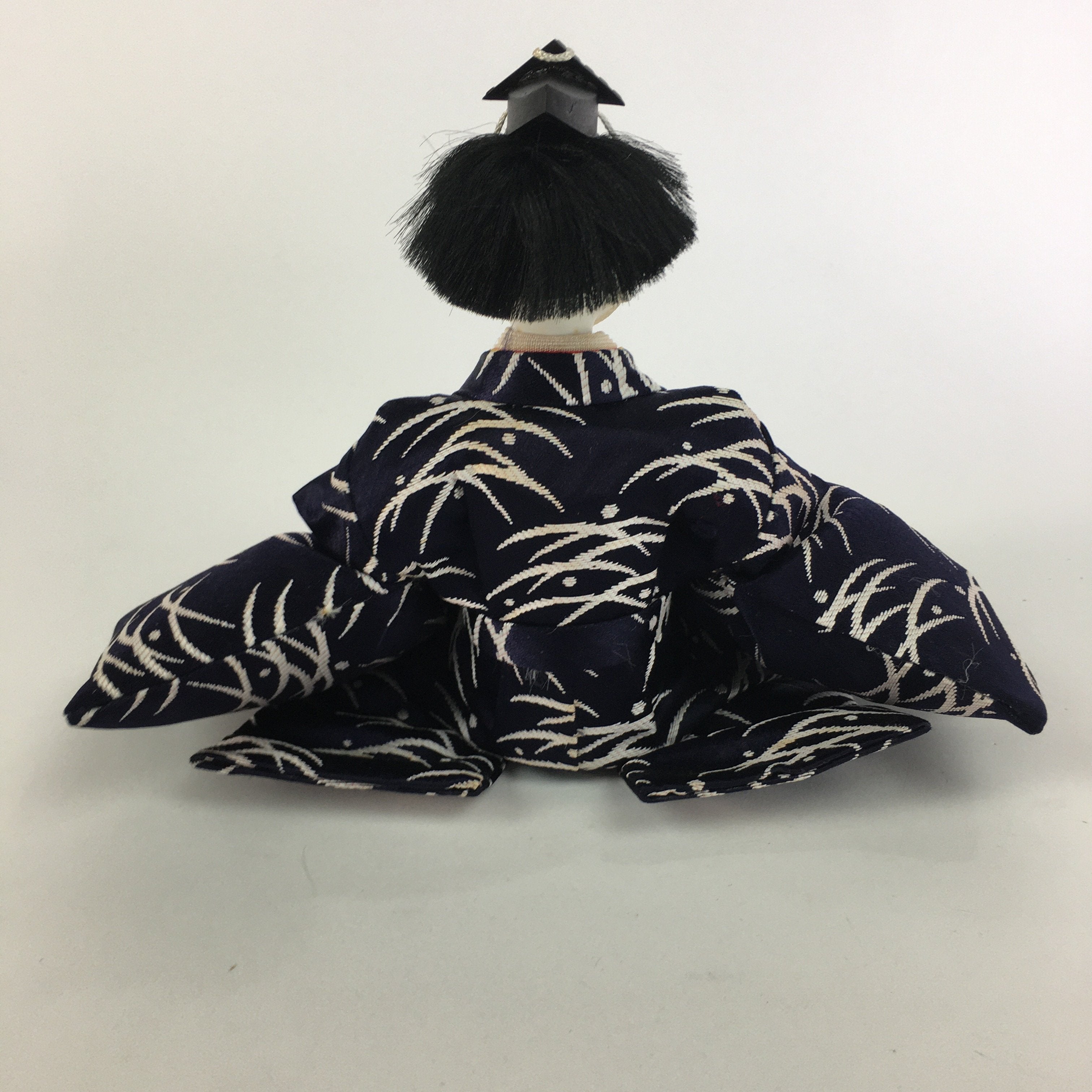 Japanese Hina Doll Kimono Boy Musician Vtg Gonin Bayashi Girls Day ID381
