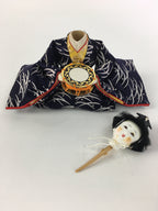 Japanese Hina Doll Kimono Boy Musician Vtg Gonin Bayashi Girls Day ID381