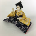 Japanese Hina Doll Kimono Boy Musician Vtg Gonin Bayashi Girls Day ID382